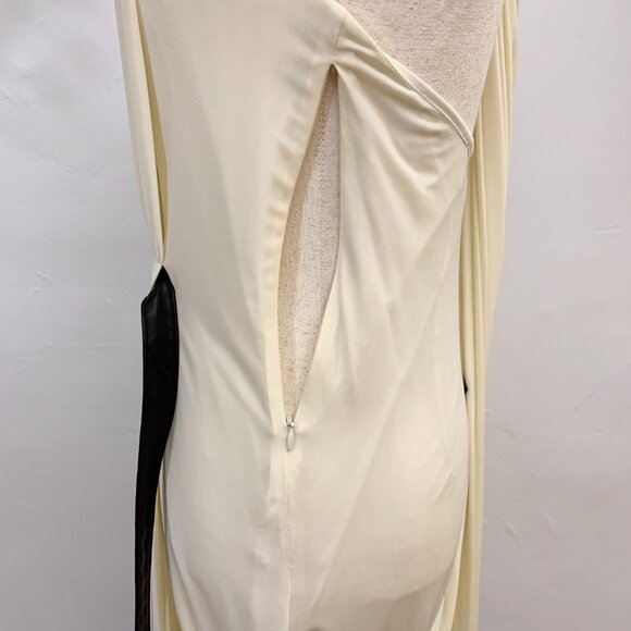 Rag & Bone Black Rowan Draped Dress Size 2 - Picture 10 of 14